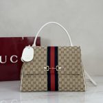 Gucci Paparazzo Large Beige And White 6 Gucci Paparazzo Large Replica Beige And White