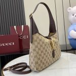 Gucci Jackie 1961 Medium Beige Canvas 10 Gucci Jackie 1961 Medium Replica Beige Canvas