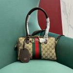 beige-canvas-11.jpg Gucci Borsetto Medium Boston Replica - Hardware Detail