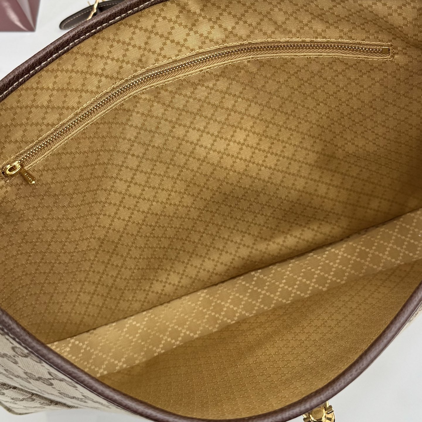 Gucci Jackie 1961 Large Beige Canvas 12 Gucci Jackie 1961 Large Replica Beige Canvas