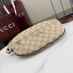 beige-canvas-2.jpg Gucci Tag Small Crossbody Bag Replica - Side View