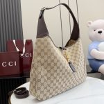 Gucci Jackie 1961 Large Beige Canvas 2 Gucci Jackie 1961 Large Replica Beige Canvas