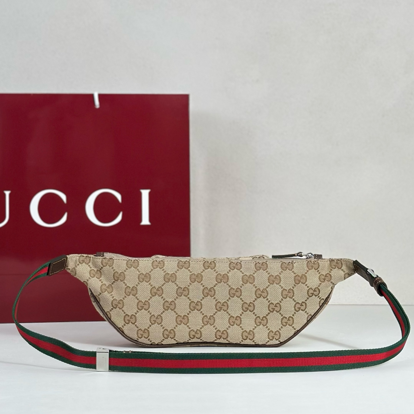 beige-canvas-6.jpg Gucci Flatpack Small Belt Bag Replica - Strap