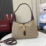 Gucci Jackie 1961 Medium Beige Canvas 8 Gucci Jackie 1961 Medium Replica Beige Canvas