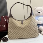 Gucci Jackie 1961 Large Beige Canvas 8 Gucci Jackie 1961 Large Replica Beige Canvas