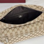 beige-canvas-9.jpg Gucci Tag Medium GG Canvas Crossbody Bag Replica - Back View