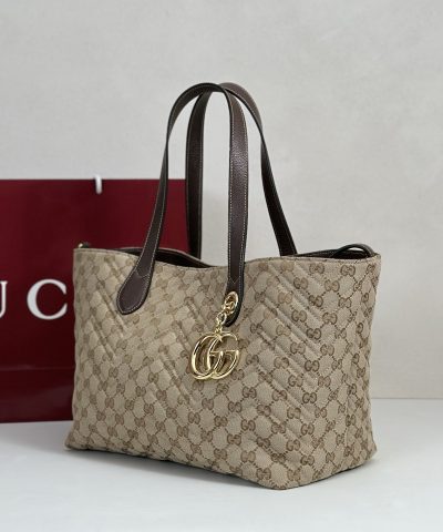 Gucci GG Marmont Medium Tote Bag Replica - Side View