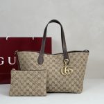 beige7.jpg Gucci GG Marmont Medium Tote Bag Replica - Logo Close-up
