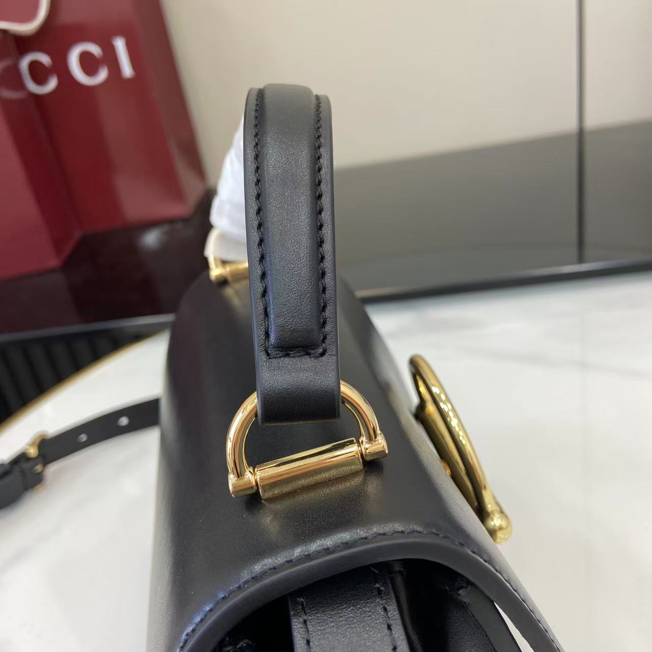 black-9.jpg Gucci Siena Small Replica - Back View