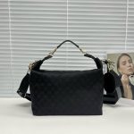 black-canvas-2.jpg Gucci Brera Medium Replica - Side View