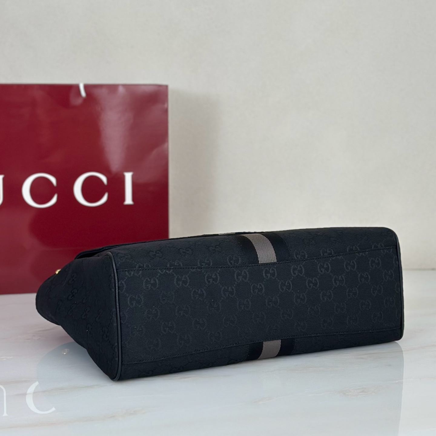 Gucci Paparazzo Large Black Canvas 3 Gucci Paparazzo Large Replica Black Canvas