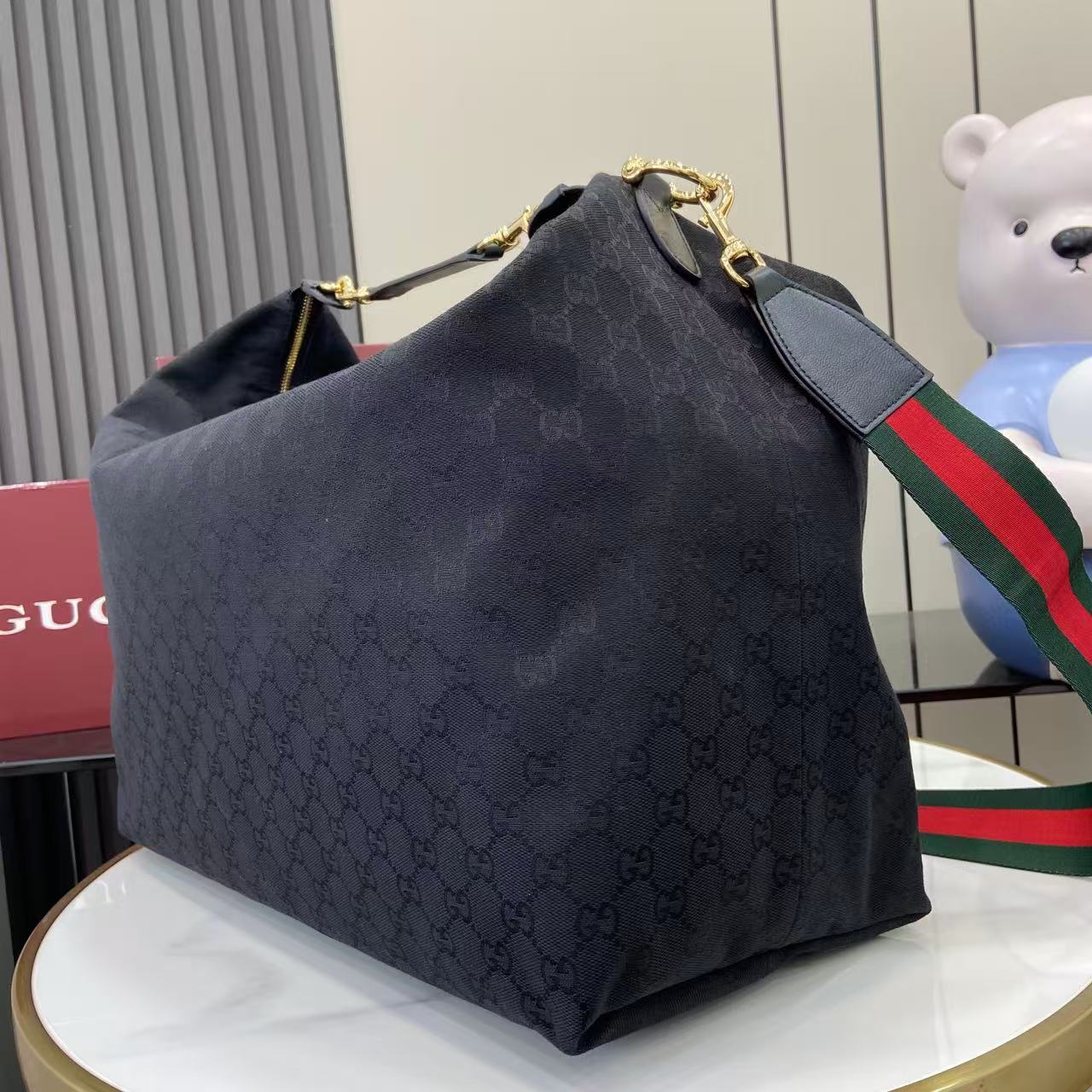 Gucci Beatrix Large Black Canvas 3 Gucci Beatrix Large Replica Black Canvas