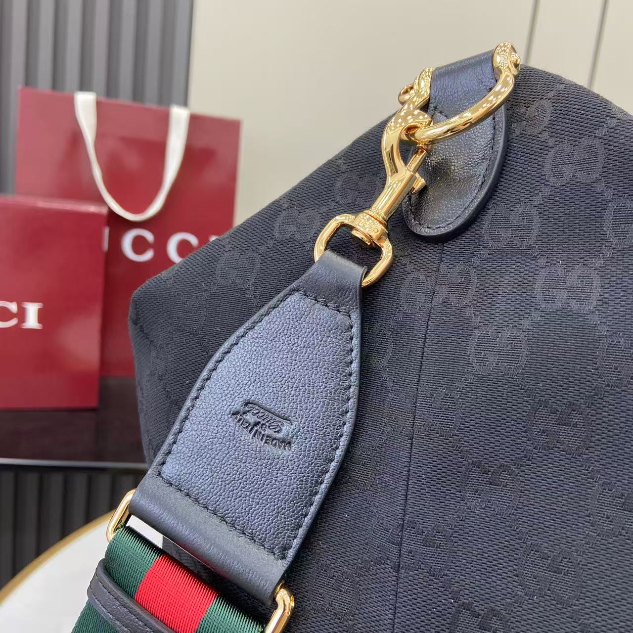Gucci Beatrix Large Black Canvas 8 Gucci Beatrix Large Replica Black Canvas