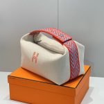 Hermès Bride-a-Brac replica - canvas pouch front view
