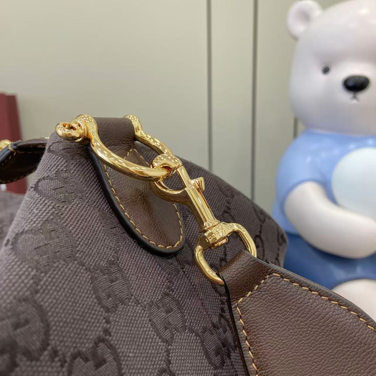 Gucci Beatrix Large Brown Canvas 8 Gucci Beatrix Large Replica Brown Canvas