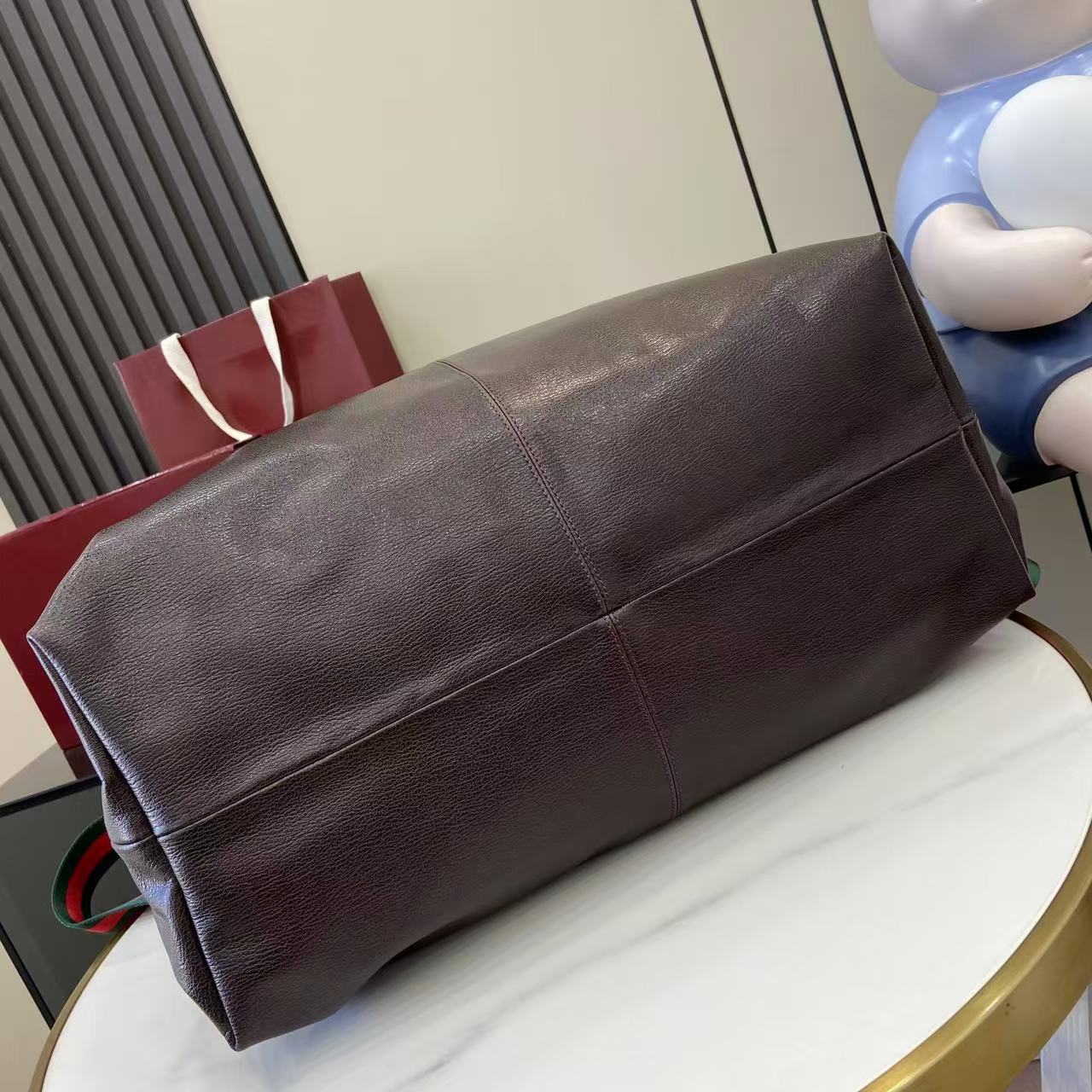 Gucci Beatrix Large Brown Leather 1 Gucci Beatrix Large Replica Brown Leather