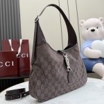 Gucci Jackie 1961 Medium Brown Suede 9 Gucci Jackie 1961 Medium Replica Brown Suede