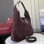 Gucci Jackie 1961 Large Cabernet Suede 8 Gucci Jackie 1961 Large Replica Cabernet Suede