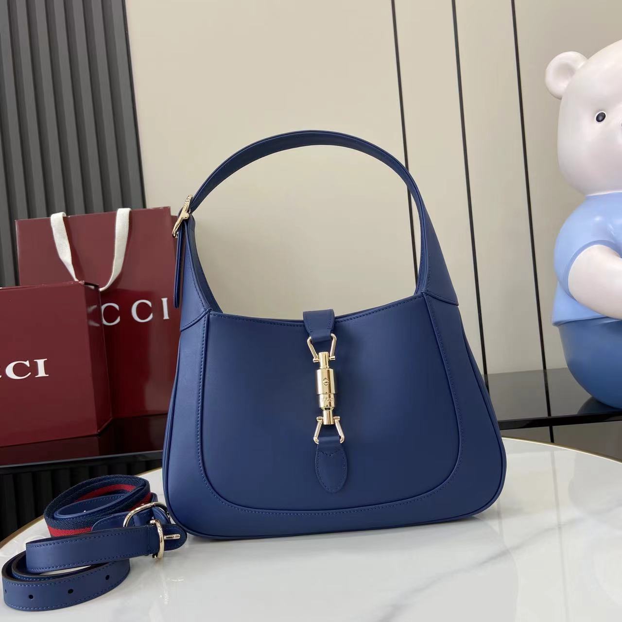 Gucci Jackie 1961 Small Replica Deep Blue