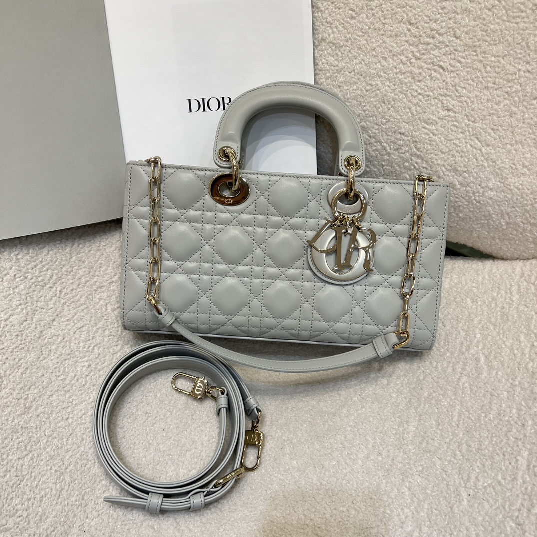 djoy_large_cloud-grey3 Dior Lady D-Joy Large Replica - Front View
