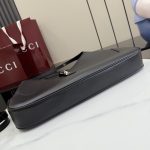 Gucci Jackie 1961 Large Full Black Leather 14 Gucci Jackie 1961 Large Replica Full Black Leather