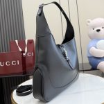 Gucci Jackie 1961 Large Full Black Leather 3 Gucci Jackie 1961 Large Replica Full Black Leather