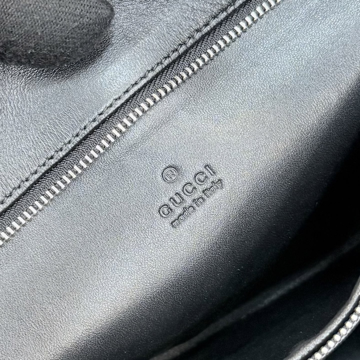 Gucci Jackie 1961 Large Full Black Leather 6 Gucci Jackie 1961 Large Replica Full Black Leather