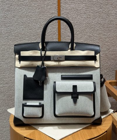 Hermès HAC 40 Cargo replica - Togo leather front
