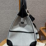 hac40cargo_black-white8 Hermès HAC 40 Cargo replica - canvas pocket